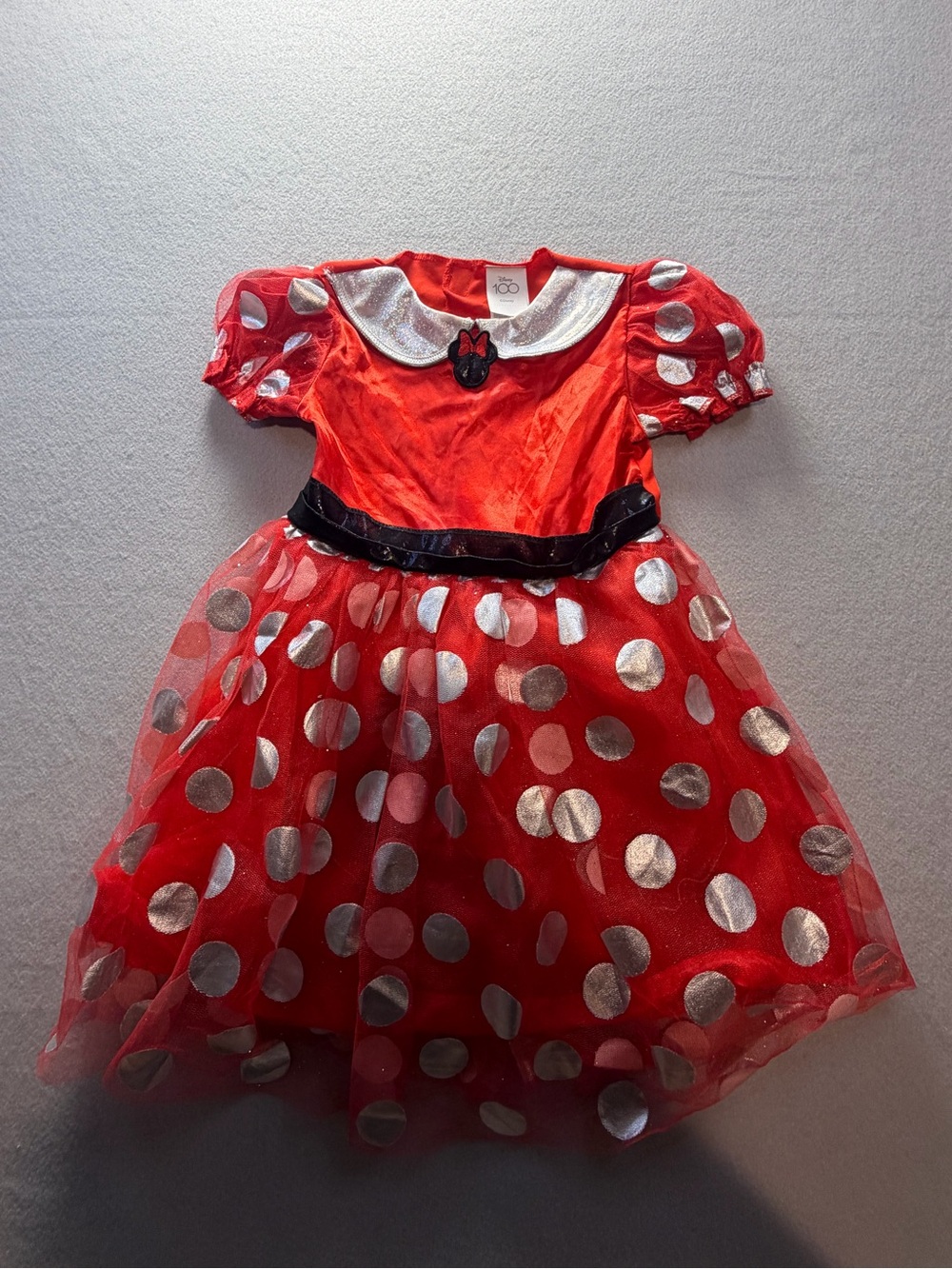 Disney 100 Minnie Mouse Light Up Costume Dress 3T-4T